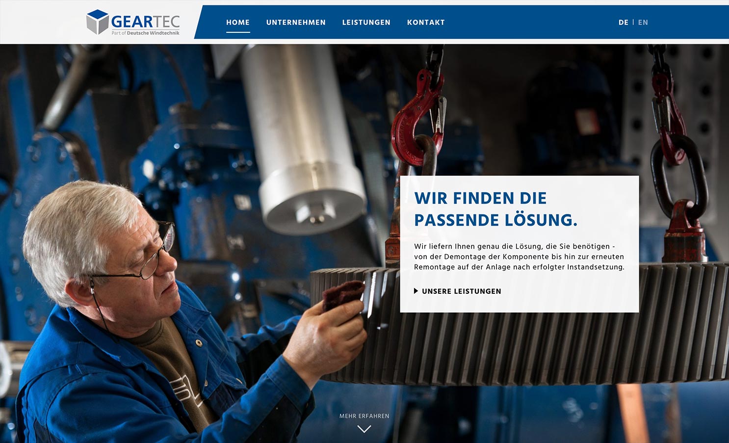 gear-tec Webseite